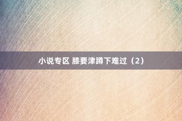 小说专区 膝要津蹲下难过（2）