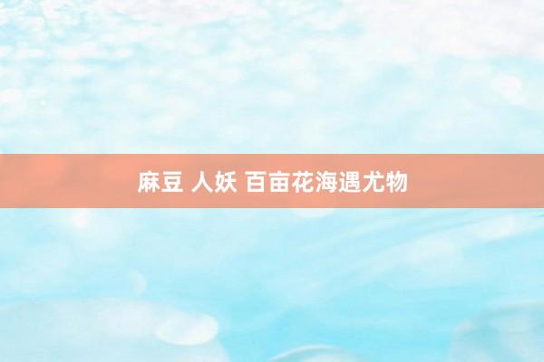 麻豆 人妖 百亩花海遇尤物